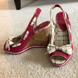 Coach wedges